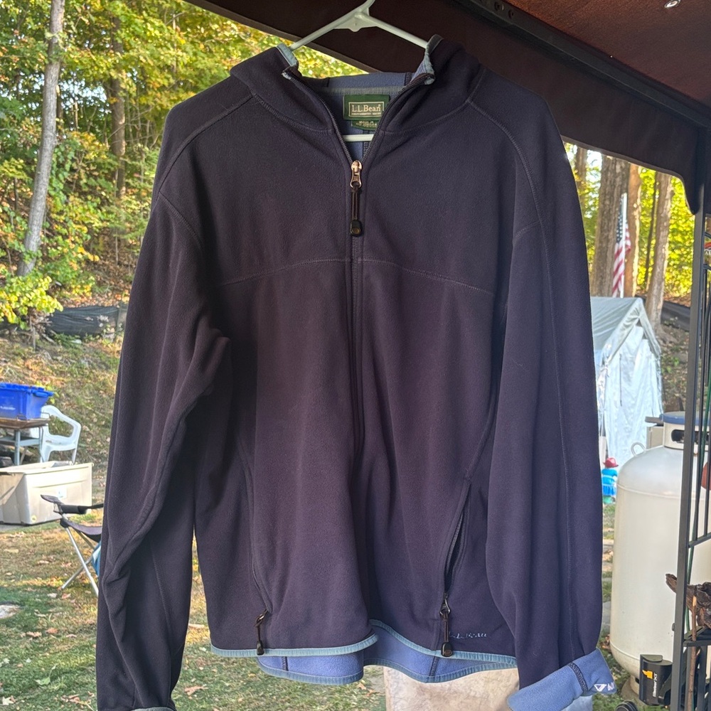 Blue Fleece Full-Zip Jacket